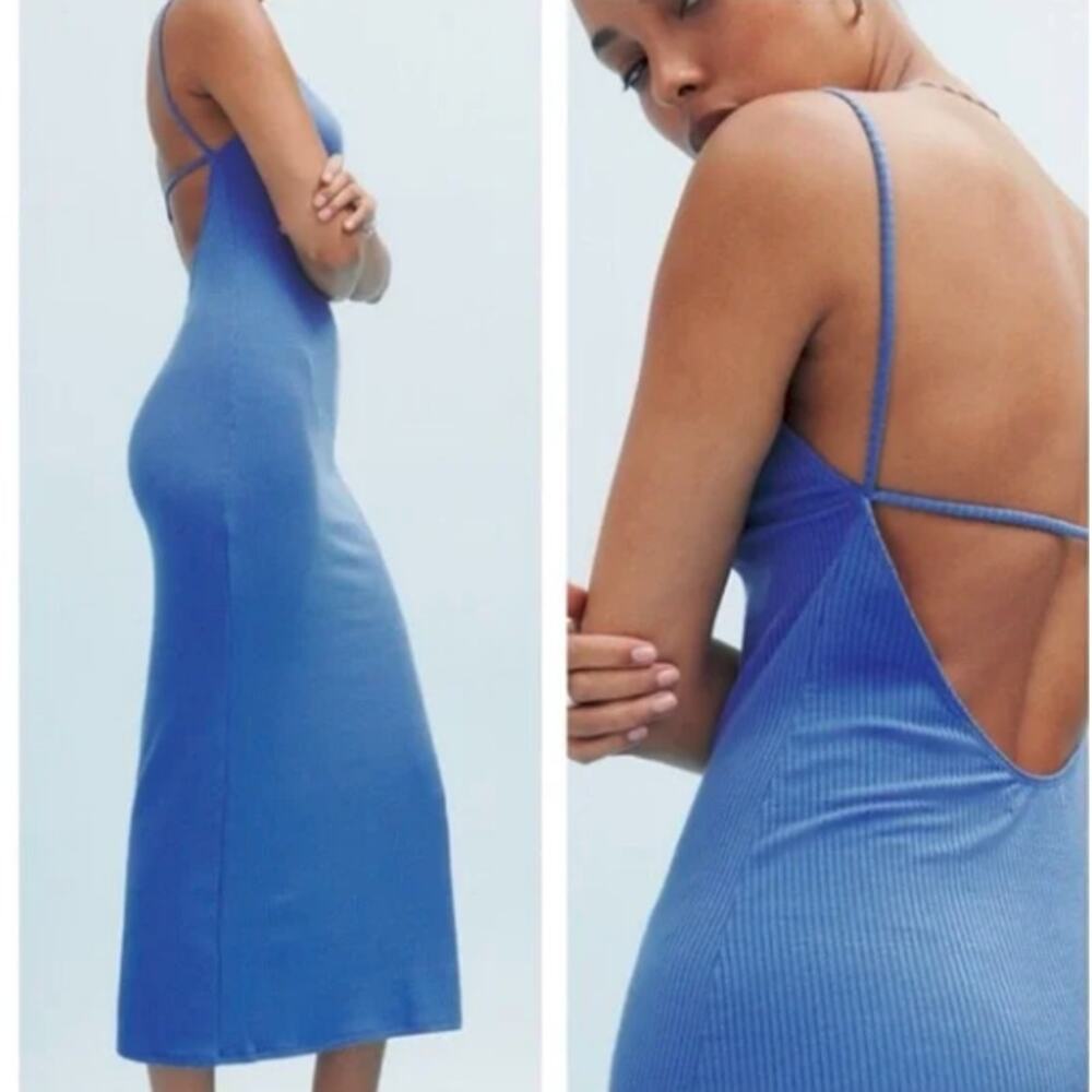 Reformation Womens Laney Knit Dress Dusk Size XL NWT - Picture 1 of 11